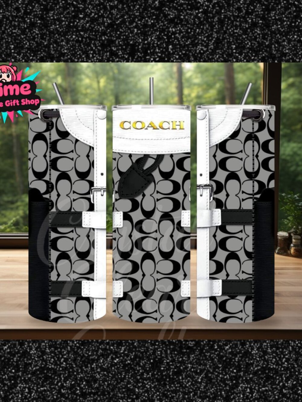 Coach 20oz Stainless Steel Tumbler Custom